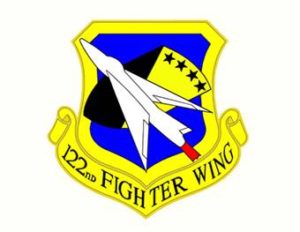 One hundred twenty-second Fighter Wing. Logo.