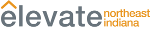 Elevate Northeast Indiana. Logo.
