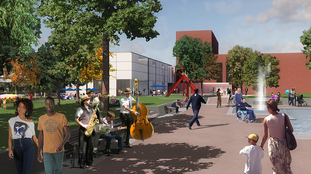 Concept image of Arts Campus Fort Wayne