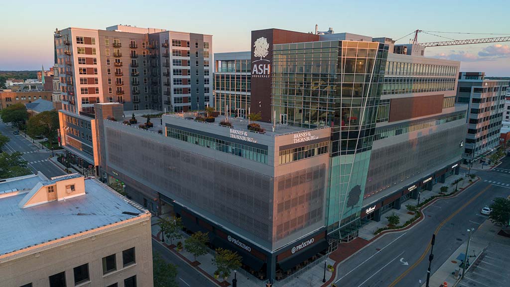 Ash Brokerage headquarters in downtown Fort Wayne IN