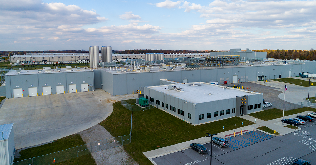 exterior photo of walmart dairy plant