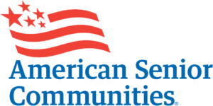 American Senior Communities. Logo.