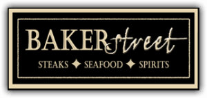 Baker Street Steakhouse. Logo.