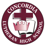 Concordia Lutheran High School. Logo.