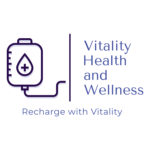 Vitality Health and Wellness. Logo.