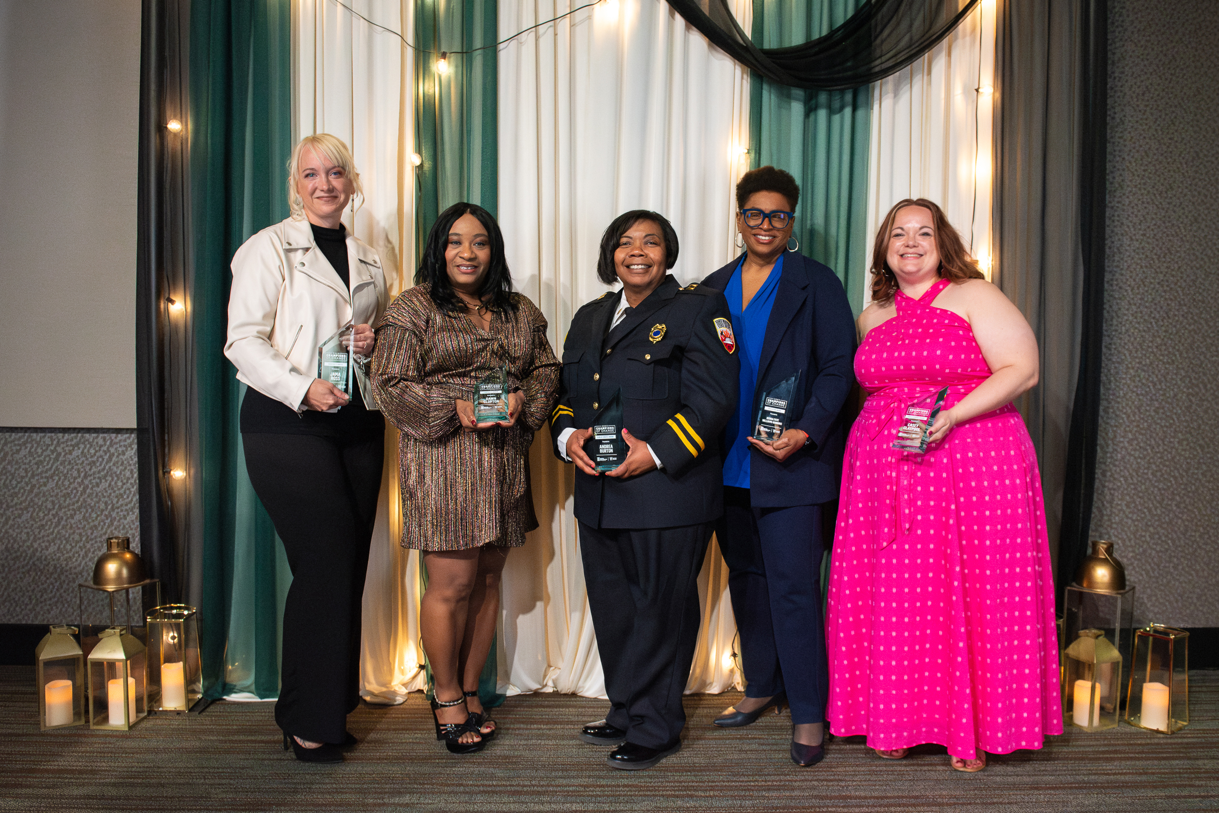 winners of the 2025 Champions of Change Awards