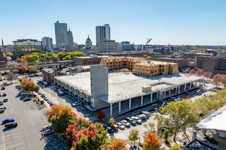 The Lofts at Headwaters Park construction Site