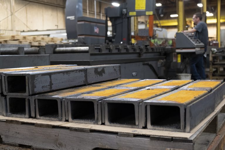 Steel beams at QuickCut