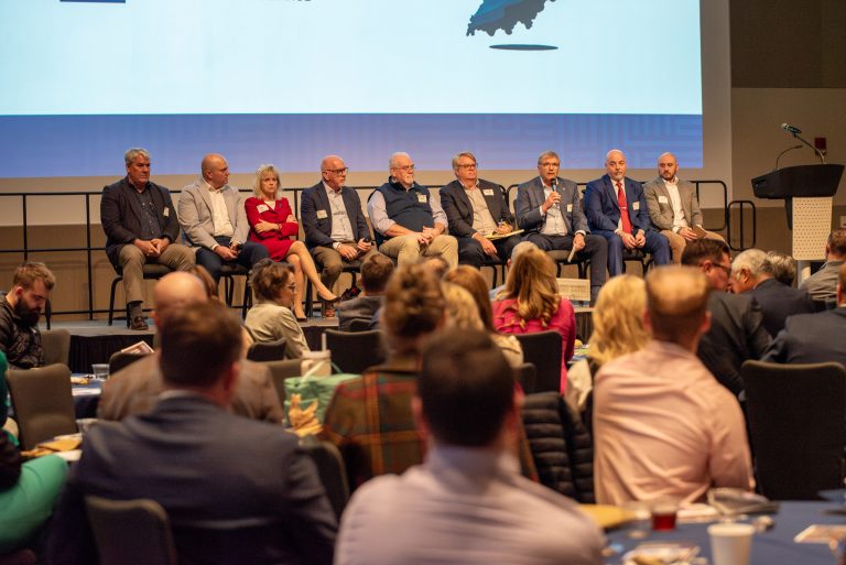 Panel of Northeast Indiana Elected Officials at the 2025 GFW Inc. Third House Forum