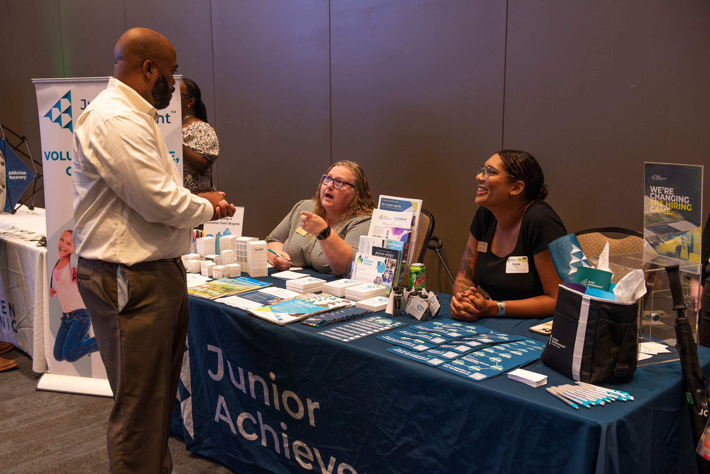 Sponsorship booth at GFW Inc. 2024 Economic Development Summit