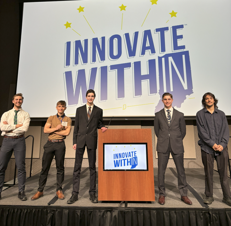 Amp Lab students at Innovate WithIN competition