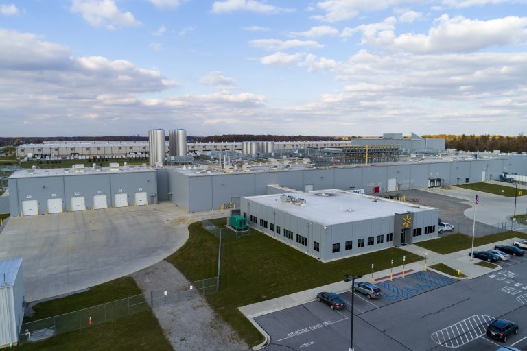 Walmart Dairy Processing Plant in Fort Wayne, Indiana