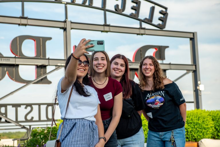 Fort Wayne interns at Electric Works