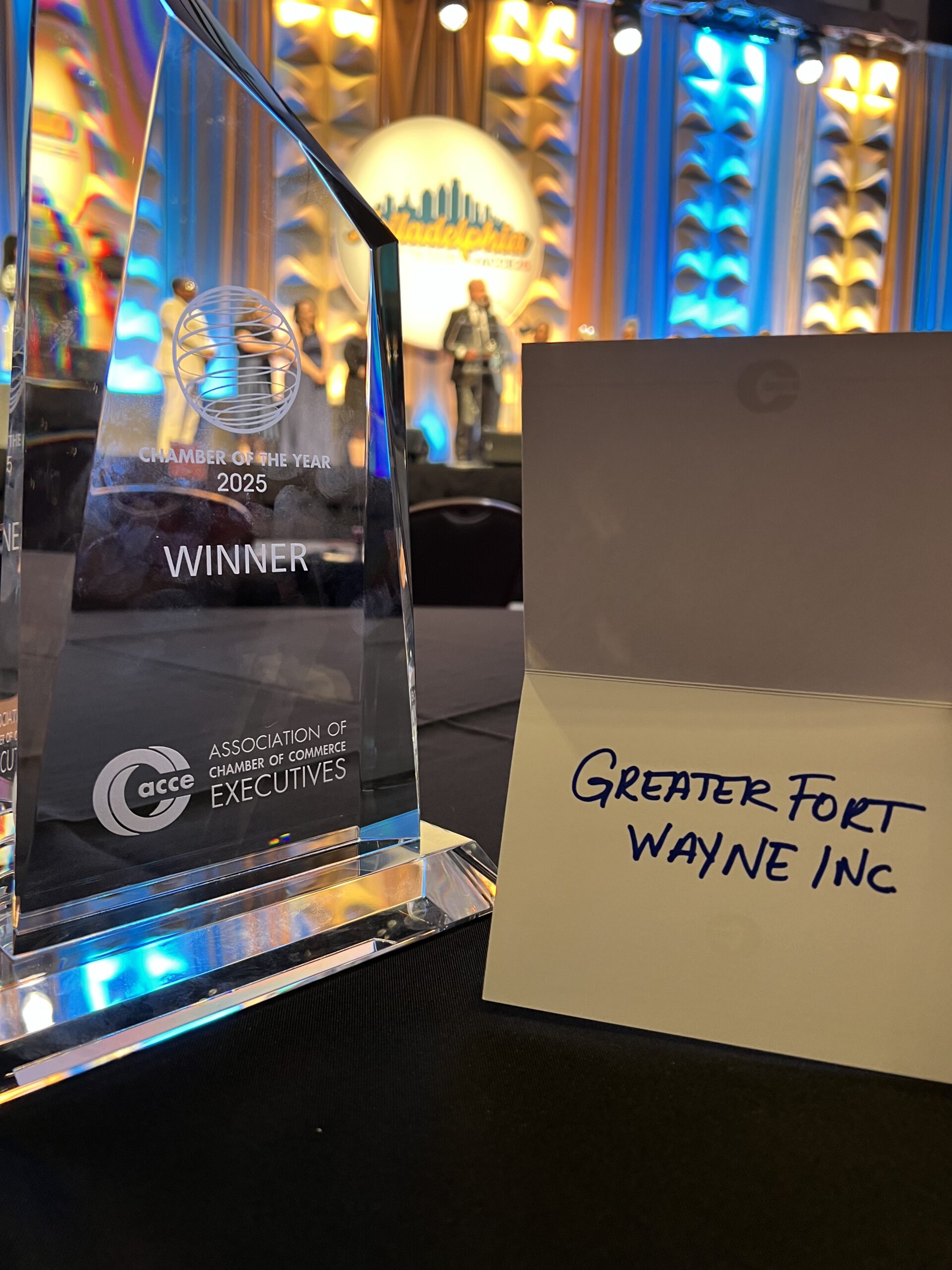 Greater Fort Wayne Inc. Chamber of the Year Award