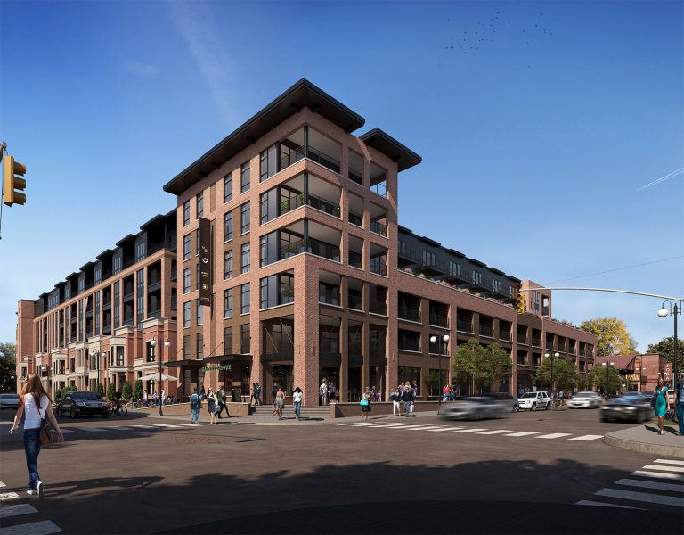 Rendering of the Lofts at Headwaters Park