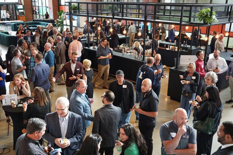 Networking Event at The Forum at Electric Works