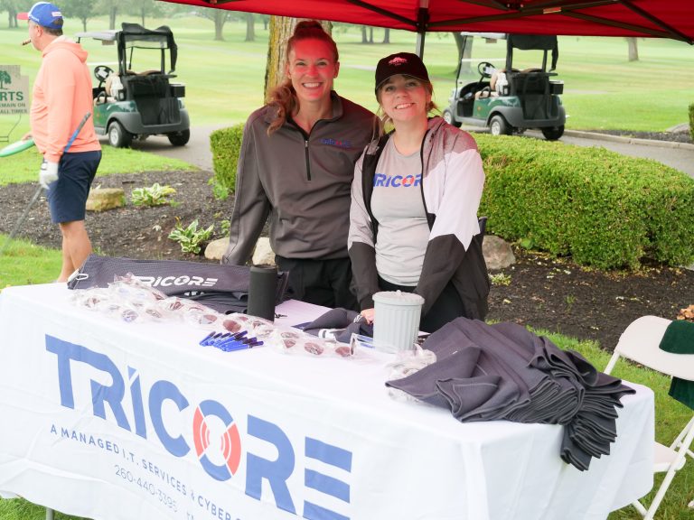 Tricore sponsor hole at the Greater Golf Open
