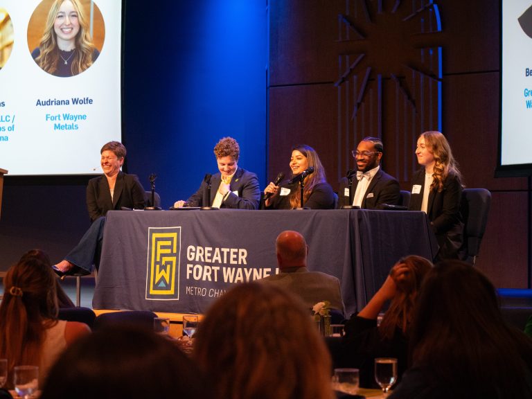 Gen-Z Panel on stage.